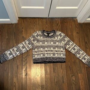 House of Harlow 1960 sweater. S. Machine wash.